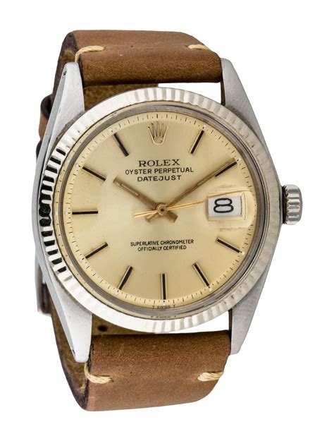 rolex oyster perpetual leather band watch|rolex oyster perpetual datejust band.